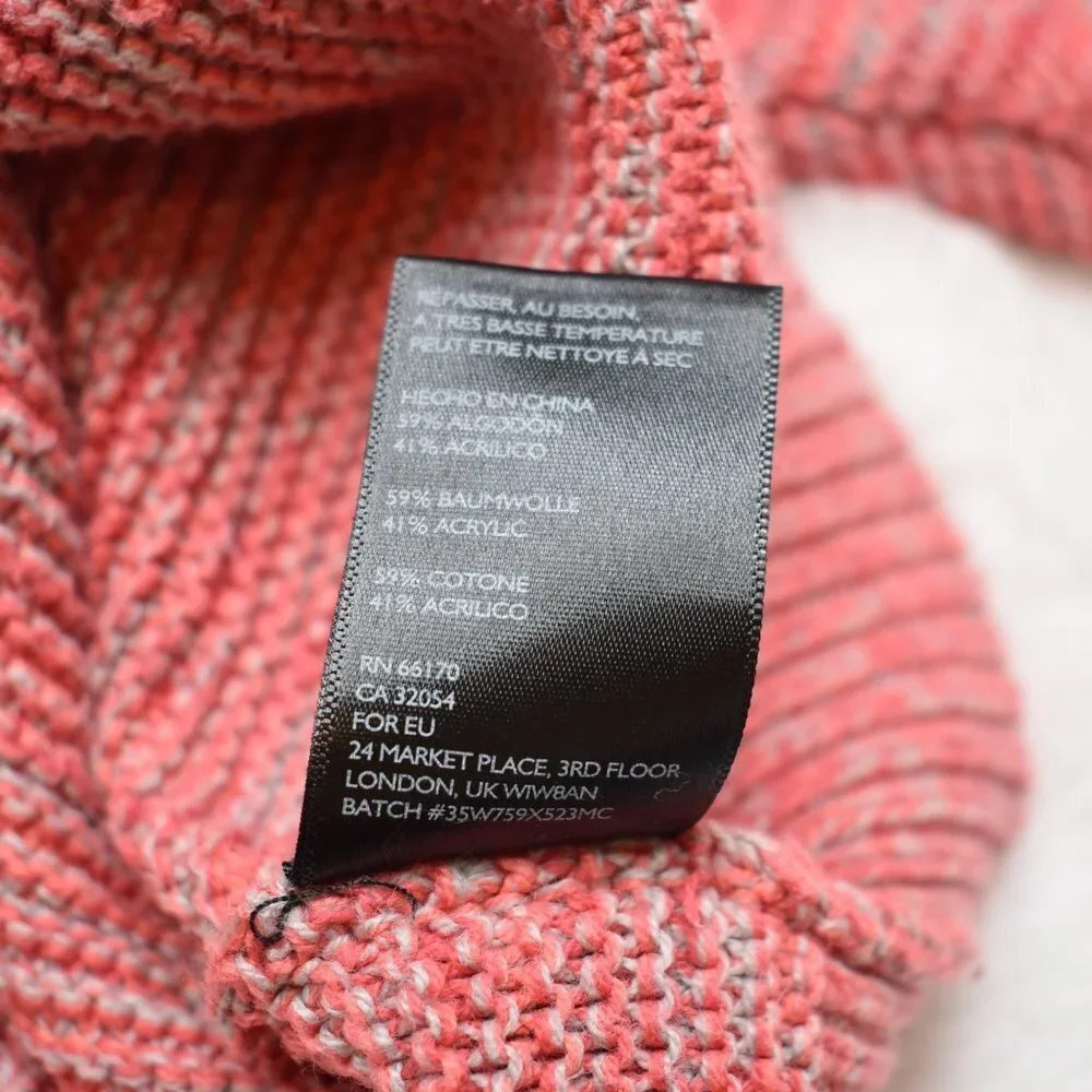 BDG Sweater Sz L Zoe Cable Knit Oversized Slouchy Boho Grunge Streetwear - Picture 11 of 15